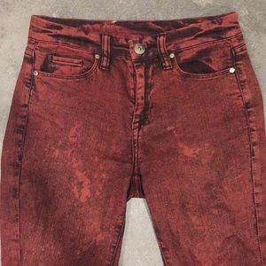 BLANKNYC Red Acid Wash Jeans - Size 25